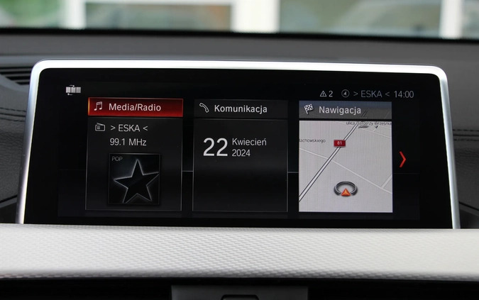 BMW X2 cena 149900 przebieg: 76992, rok produkcji 2020 z Czarna Woda małe 631